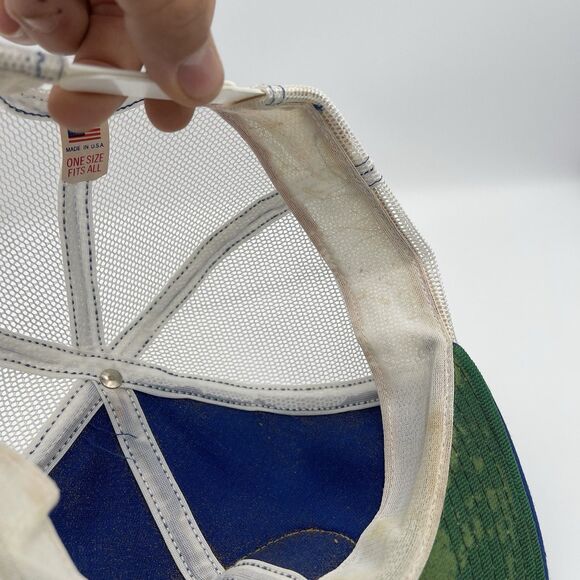 Vintage National Wildlife Federation Hat Bald Eagle Patch Cap Snapback USA - Picture 12 of 14